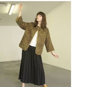Mara Hoffman Reversible Cheetah Print Jacket